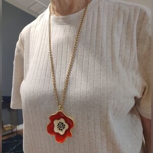 Kate Spade Poppy Pendant Necklace